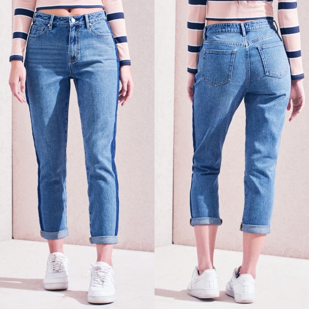 Pacsun Los Angeles Two Tone Mom Jean Size 30 - Picture 1 of 5